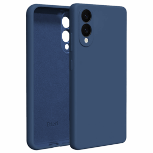 Etteri silikoninis Mag dėklas, skirtas Samsung Galaxy S25 Edge, tamsiai mėlynas