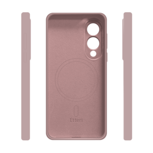 Etteri silikoninis Mag dėklas, skirtas Samsung Galaxy S25 Edge, šviesiai rožinės spalvos - Image 3
