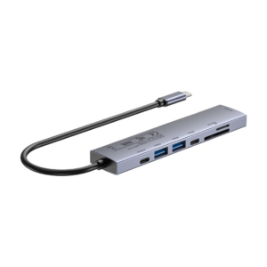 UNITEK USB-C 7-in-1 PD 100 W HDMI 2.0 HUB SU ĮJUNGIMO/IŠJUNGIMO MYGTUKU - Image 3
