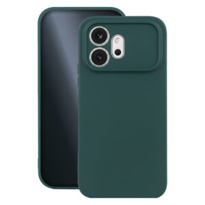 Matinis TPU dėklas, skirtas Honor 600, miško žalios spalvos