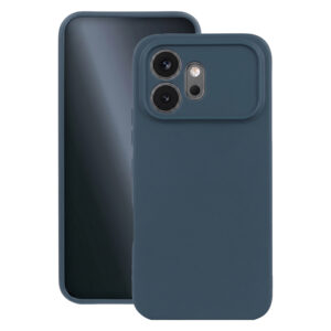 Matinis TPU dėklas, skirtas Honor 600, tamsiai mėlynas