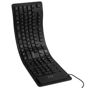 Silikoninė laidinė klaviatūra R Home Office - Image 2