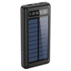 Setty saulės energijos išorinė baterija SLR-100 10000 mAh juoda