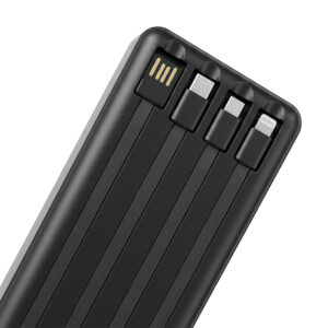 Setty saulės energijos išorinė baterija SLR-100 10000 mAh juoda - Image 2