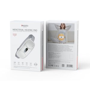 Yesido menstruacijų diržas MG28, baltas, 1800mAh, su 4 šilumos lygiais ir 3 vibracijos greičiais - Image 2