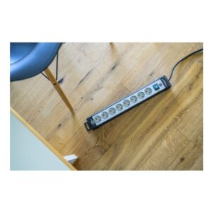 Brennenstuhl 1951580101 Regleta, 230 V, Negro y Gris Claro, 49 cm elektros tinklo ilgintuvas 5 m 8 AC išvestis(ys / čių) Vidaus Juoda, Šviesiai žalia - Image 3