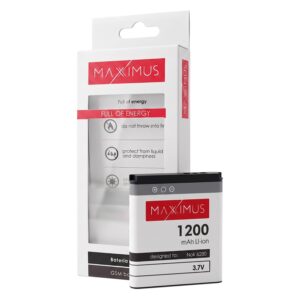 AKUMULIATORIUS MAXXIMUS NOKIA 6280 1200 mAh BP-6M - Image 3