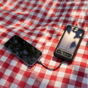 Setty saulės energijos išorinė baterija SLR-100 10000 mAh juoda - Image 5
