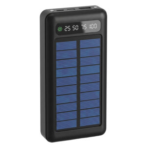 Setty saulės energijos išorinė baterija SLR-120 20000 mAh juoda