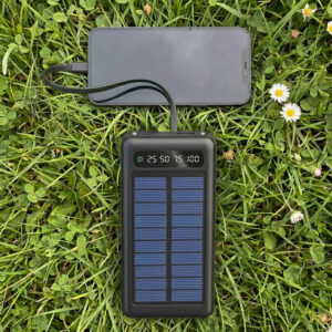 Setty saulės energijos išorinė baterija SLR-120 20000 mAh juoda - Image 6