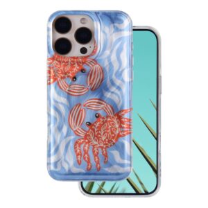 Itin madingas vasariškas dėklas Apple iPhone 15 Pro 6,1" krabas