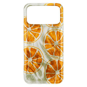 Itin madingas vasariškas dėklas, skirtas Apple iPhone 15 Pro 6,1" oranžinis - Image 2