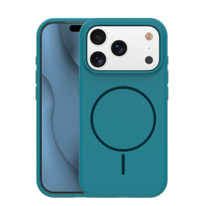 Plonas silikoninis Mag dėklas, skirtas Apple iPhone 13 6,1" turkio spalvos