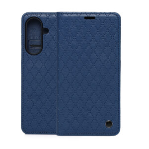 „Smart Caro“ dėklas, skirtas „Samsung Galaxy A27 5G“, tamsiai mėlynas