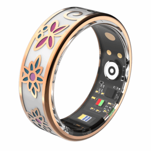 „Forever Smartring Botanical SR-101“ rožinio aukso spalvos, 10 dydis - Image 2