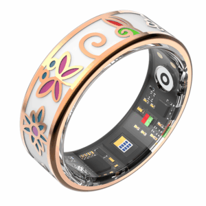 „Forever Smartring Botanical SR-101“ rožinio aukso spalvos, 10 dydis - Image 3