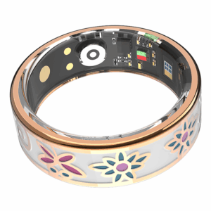Forever Smartring Botanical SR-101 rožinio aukso spalvos, 9 dydis - Image 4