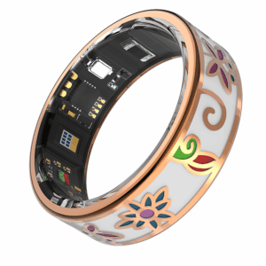 „Forever Smartring Botanical SR-101“ rožinio aukso spalvos, 10 dydis - Image 5