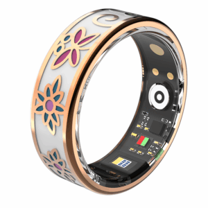 Forever Smartring Botanical SR-101 rožinio aukso spalvos, 9 dydis - Image 6