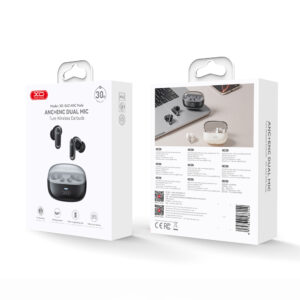 XO Bluetooth ausinės G42 TWS juodos ANC + ENC - Image 4