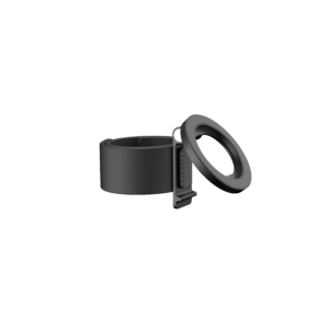 XO universalus laikiklis C203 juodas su reguliuojamu silikoniniu dirželiu, skirtas MagSafe - Image 3