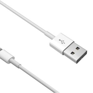 Devia laidas Smart EC080 USB - Lightning 1,0 m 2,1A baltas - Image 2