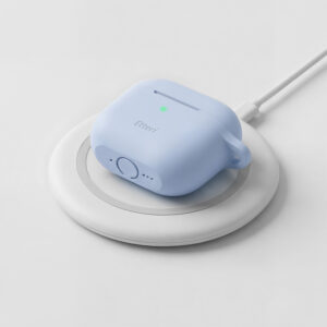 Etteri silikoninis dėklas AirPods 4 šviesiai mėlynas - Image 5