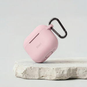 Etteri silikoninis dėklas AirPods 4 šviesiai rožinis - Image 4