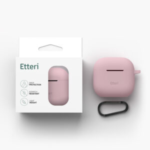 Etteri silikoninis dėklas AirPods 3 šviesiai rožinis - Image 8