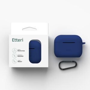 Etteri silikoninis dėklas AirPods Pro 3 tamsiai mėlynas - Image 8