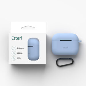 Etteri silikoninis dėklas AirPods Pro 3, šviesiai mėlynas - Image 8