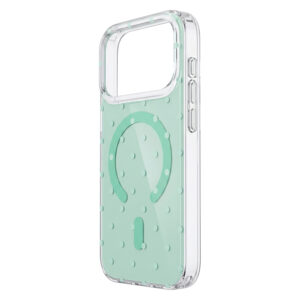 Bubble Dots Mag dėklas, skirtas Apple iPhone 13 / 14 6,1" žalias - Image 3