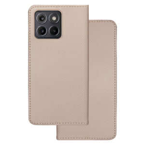Išmanusis magnetinis dėklas Motorola Edge 70 Fusion, auksinės spalvos