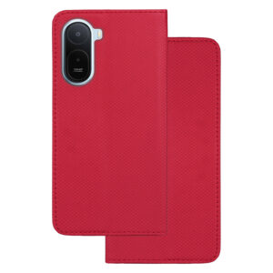 Išmanusis magnetinis dėklas, skirtas Xiaomi Redmi A7 Pro, raudonas
