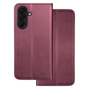 Išmanusis magnetinis dėklas, skirtas Samsung Galaxy A27 5G, bordo spalvos