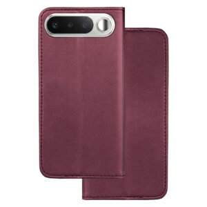 Išmanusis magnetinis dėklas, skirtas Realme 16 5G, bordo spalvos