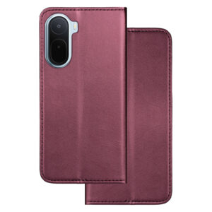 Išmanusis magnetinis dėklas, skirtas Xiaomi Redmi A7 Pro, bordo spalvos