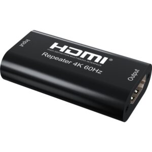 Techly IDATA HDMI2-RIP4KT vaizdo ir garso signalų ilgintuvas AV kartotuvas Juoda - Image 3