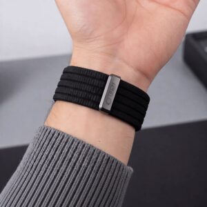 TECH-PROTECT NYLON SPORT APPLE WATCH 8 / 9 / 10 / 11 / SE / ULTRA (44 / 45 / 46 / 49 MM) JUODAS - Image 6