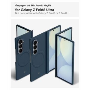 Spigen AirSkin Aramid MagSafe Samsung Galaxy Z FOLD 8 ULTRA NAVY - Image 6