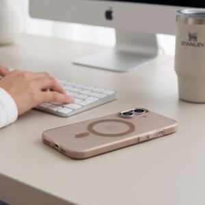 Tech-Protect MAGZERO MagSafe Apple iPhone 17 MATINIS DESERT GOLD - Image 6