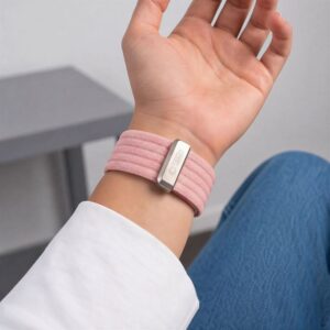 Tech-Protect NYLON SPORT APPLE WATCH 8 / 9 / 10 / 11 / SE / ULTRA (44 / 45 / 46 / 49 MM) ŠVIESIAI ROŽINIS - Image 6