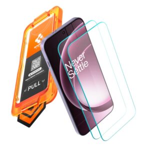 GRŪDINTAS STIKLAS Spigen ALM GLAS.TR SLIM AC 2-PACK ONEPLUS 15 CLEAR - Image 6