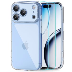 TECH-PROTECT FLEXAIR + GLASS 2-PACK Apple iPhone 17 PRO / 18 PRO SKAIDRUS
