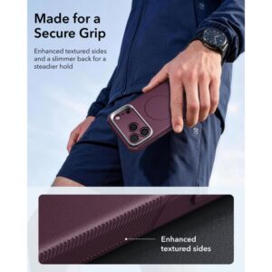 ESR CYBER TOUGH DĖKLAS SU STOVU IR MagSafe Apple iPhone 17 PRO MAX / 18 PRO MAX TAMSIAI BORDO SPALVOS - Image 6