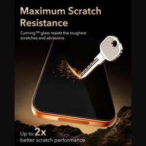 GRŪDINTAS STIKLAS ESR ULTRAFIT ARMORITE PRO TEMPERED GLASS Apple iPhone 17 PRO / 18 PRO BLACK - Image 6