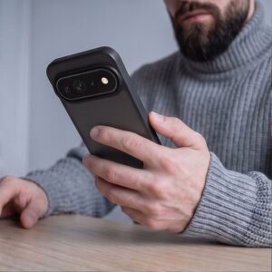 TECH-PROTECT MAGMAT GOOGLE PIXEL 9 / 9 PRO / 10 / 10 PRO / 11 / 11 PRO MATINIS JUODAS - Image 6