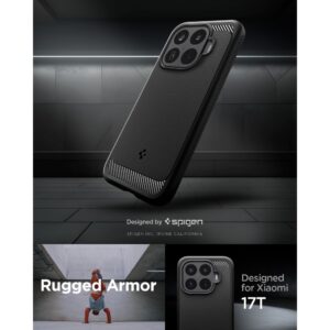 SPIGEN RUGGED ARMOR XIAOMI 17T MATINIS JUODAS - Image 6