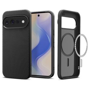 SPIGEN LIQUID AIR MAG MAGSAFE GOOGLE PIXEL 11 PRO XL MATINIS JUODAS