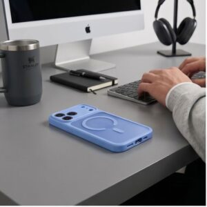 TECH-PROTECT BASICMAG MAGSAFE Apple iPhone 17 PRO / 18 PRO MATINIS ŠVIESIAI MĖLYNAS - Image 6